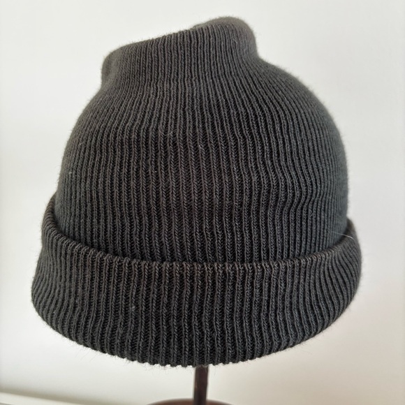 Carhartt vintage made in the USA ribknit brown grunge beanie cap - Picture 2 of 7